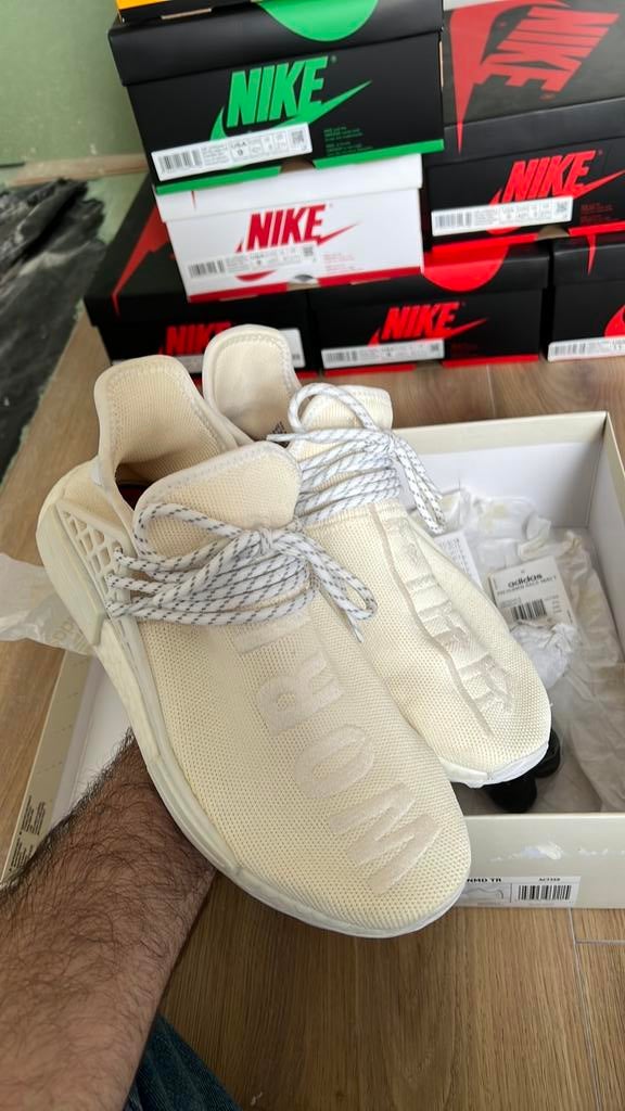 Adidas Pharrell NMD Blank Canvas 40eu, Kleding | Heren, Schoenen, Ophalen of Verzenden, Zo goed als nieuw