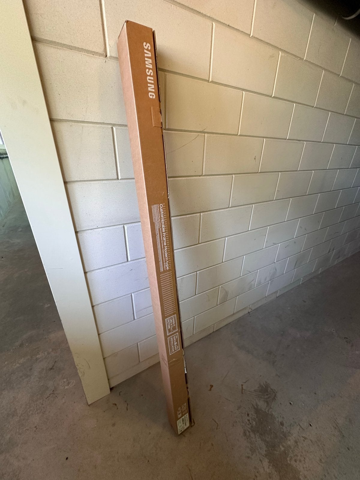 ‼️Samsung The Frame Lijst 75” Teak Nieuw, Ophalen of Verzenden, Nieuw