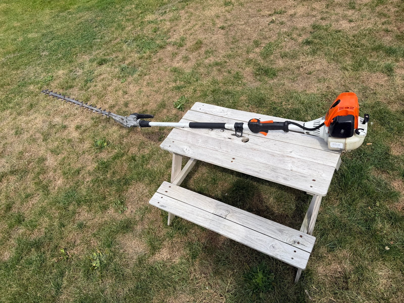 ‼️ stihl hl100 stokheggenschaar ‼️, Ophalen, Zo goed als nieuw, Benzine