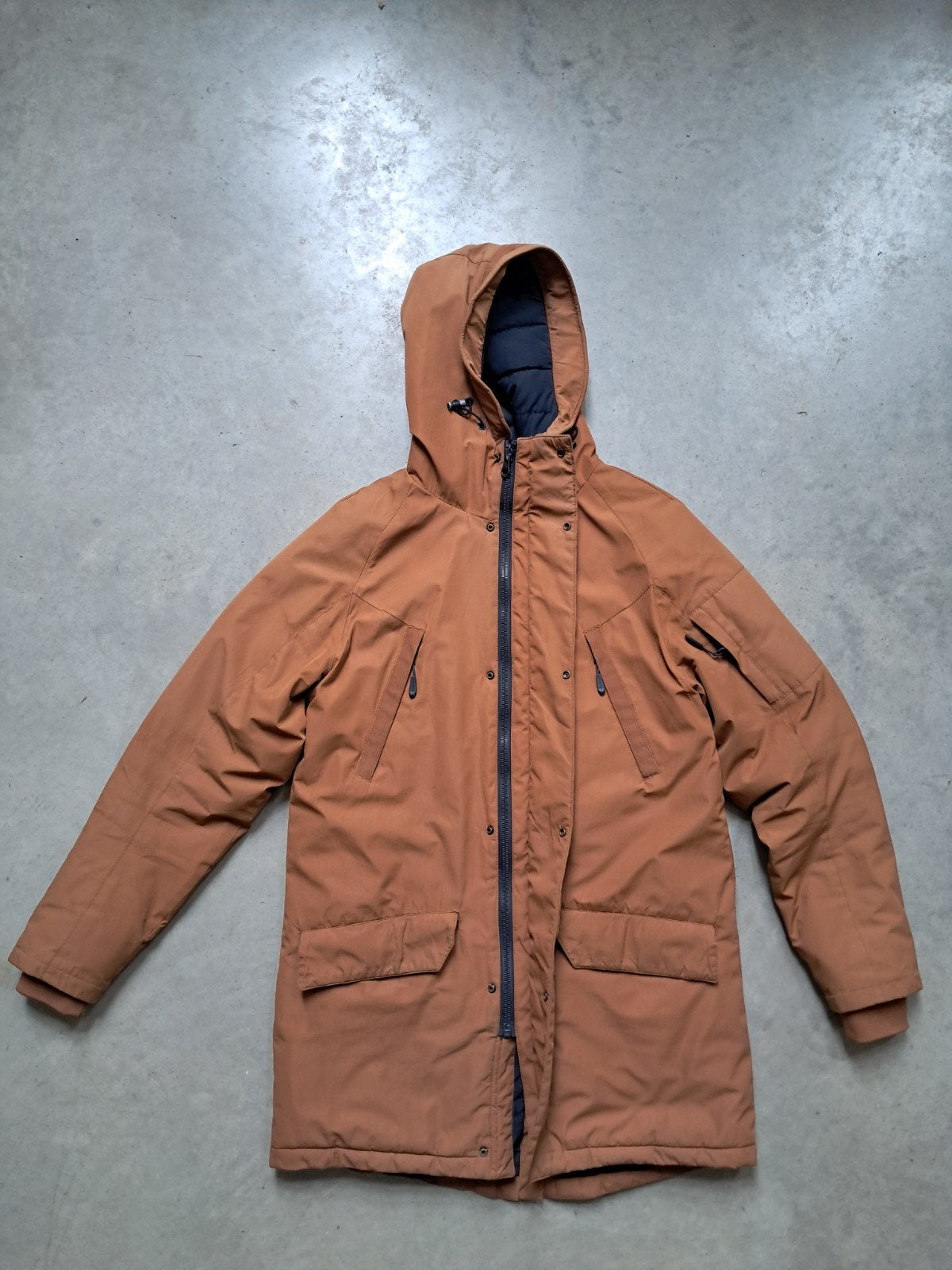 Winterjas parka Anti Blue, Kleding | Heren, Bruin, Maat 48/50 (M), Ophalen of Verzenden, Anti Blue