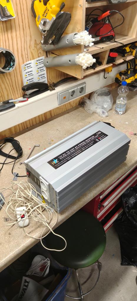 Omvormer 12vdc naar 230vac 2500W, Ophalen, Nieuw