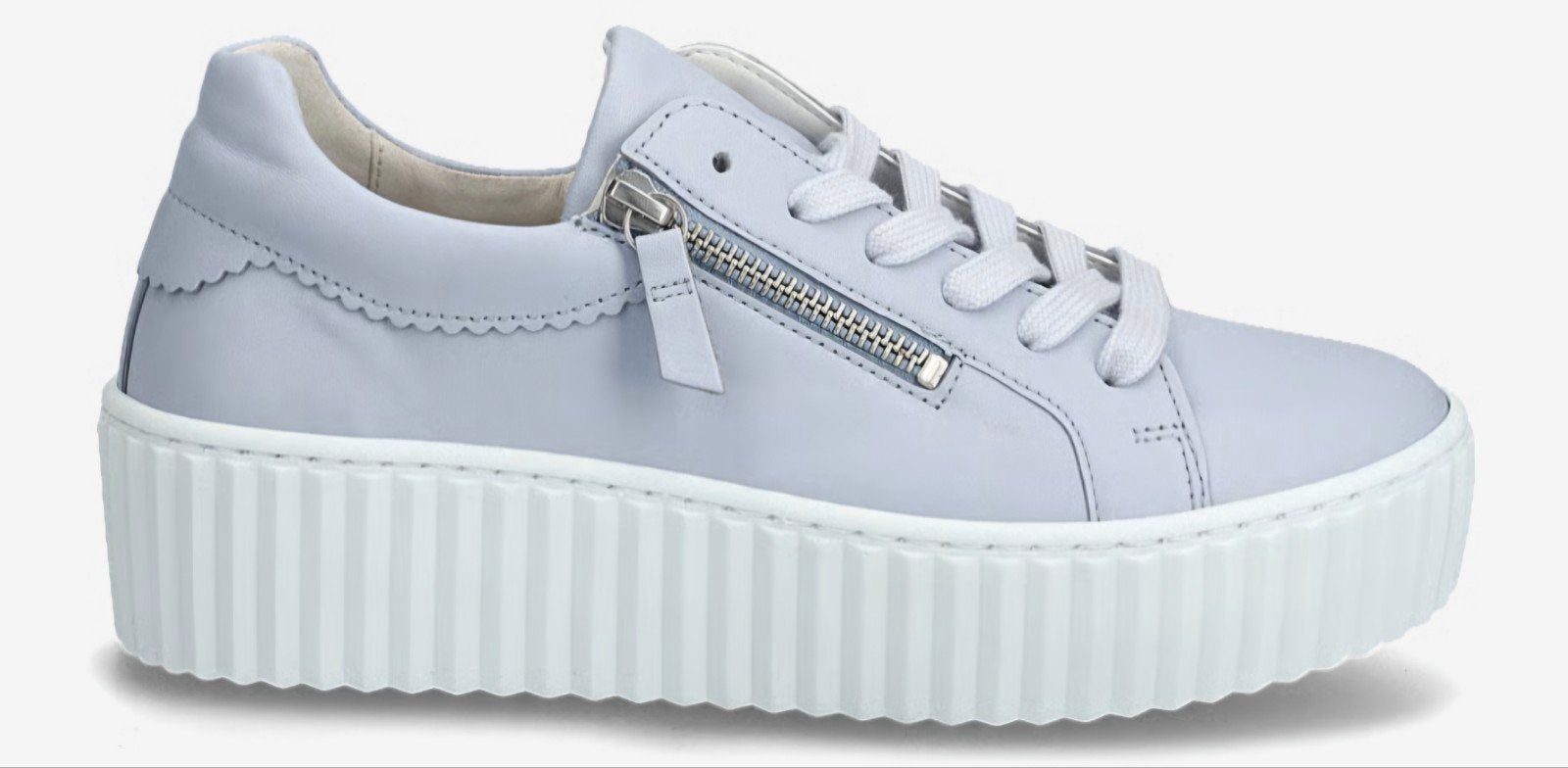 Gabor leren sneakers lichtblauw mt 39, Blauw, Gabor, Ophalen of Verzenden, Sneakers of Gympen