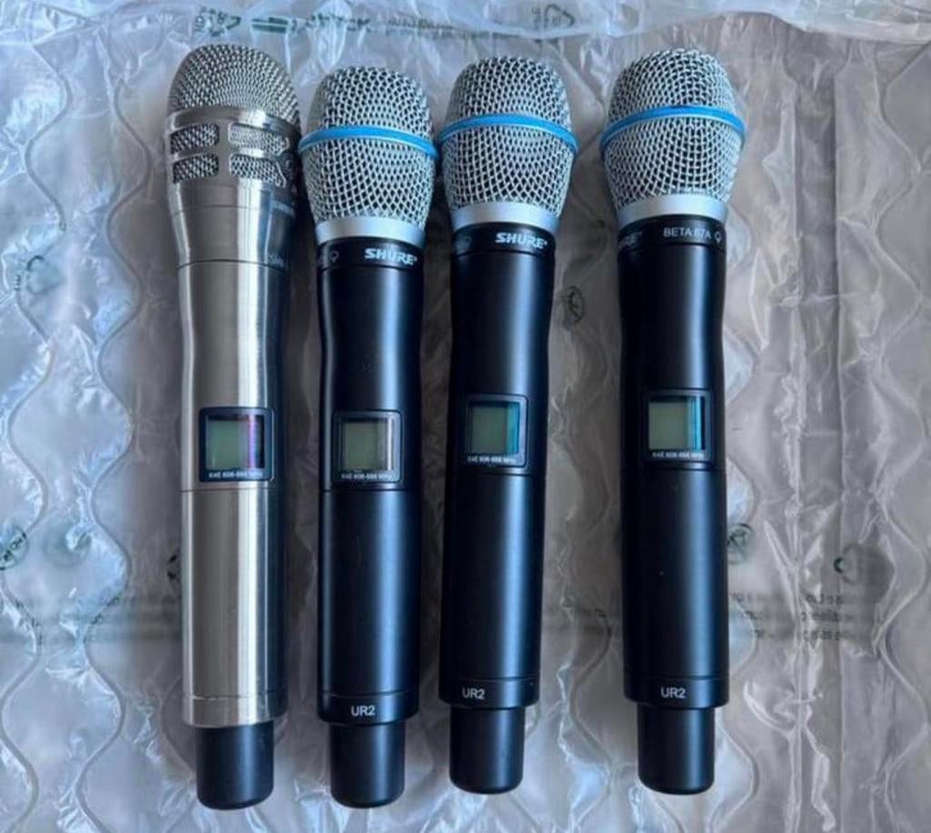 Shure UR2 Beta 87A/C - K4E / H4E / J5E / L3E / P8 / R9, Muziek en Instrumenten, Microfoons, Ophalen, Zo goed als nieuw, Zangmicrofoon