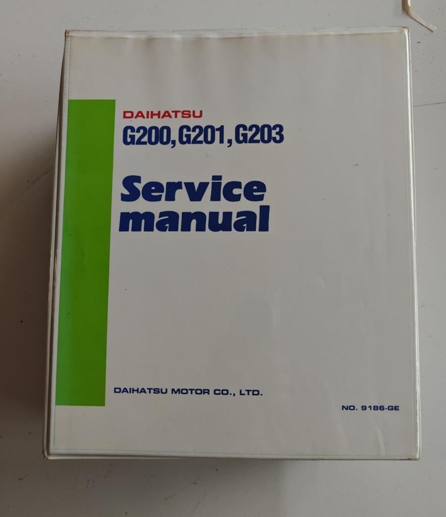 Daihatsu G200, G201, G203 Servicehandleiding (1998), Auto diversen, Ophalen