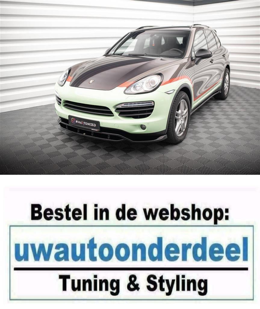 Maxton Design Spoiler Splitter Lip Voor Porsche Cayenne MK2, Verzenden