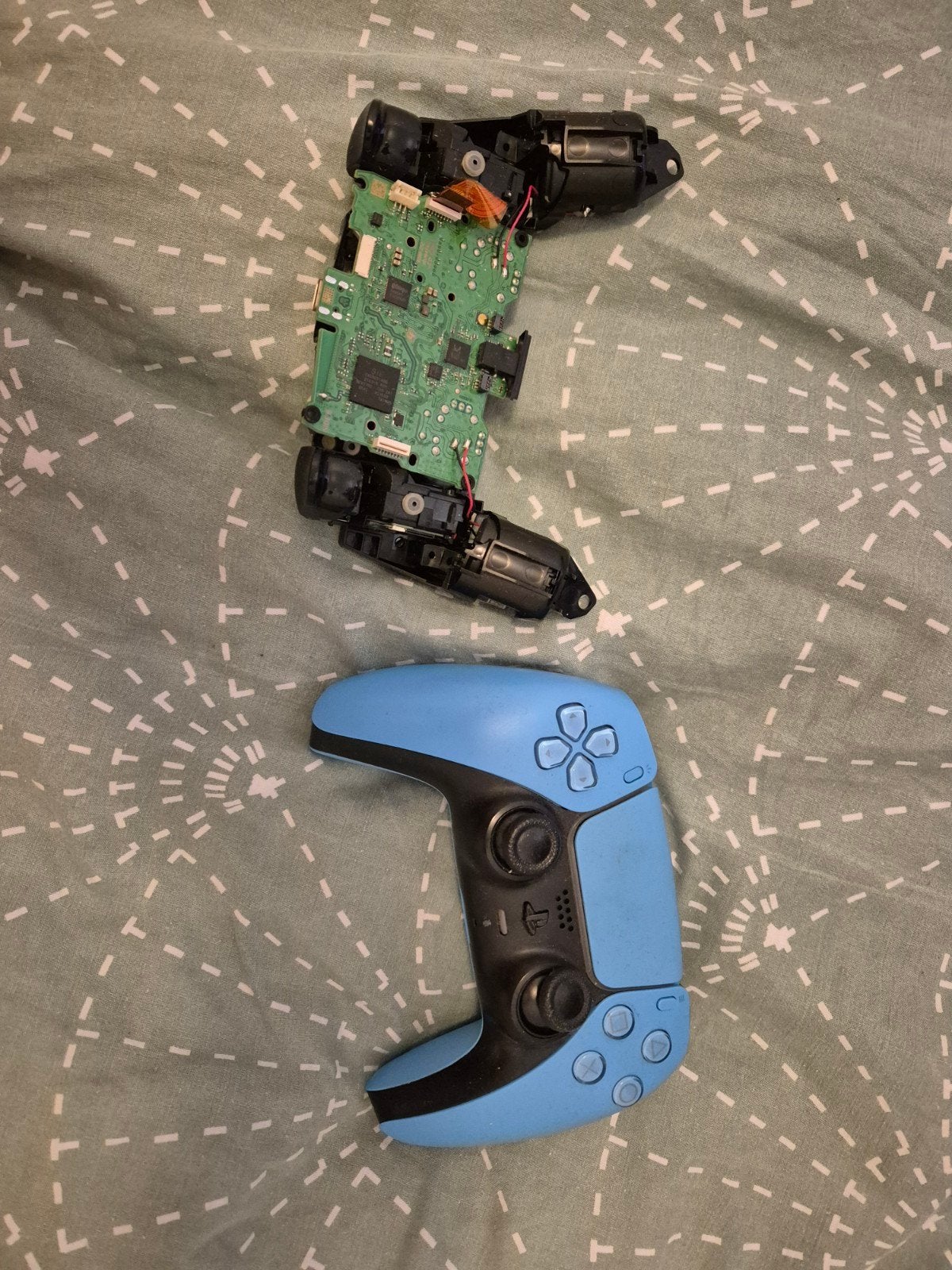 PlayStation 5 Controller Onderdelen - Blauw, Ophalen of Verzenden, Niet werkend