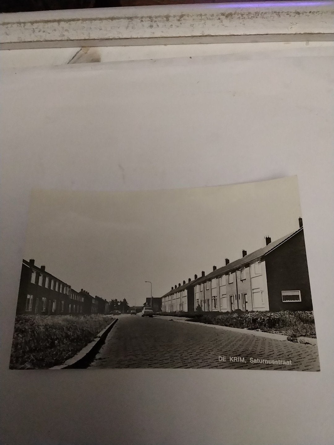 Zwart-wit foto De Krim, Saturnusstraat, Ophalen of Verzenden, 1960 tot 1980, Gelopen, Overijssel