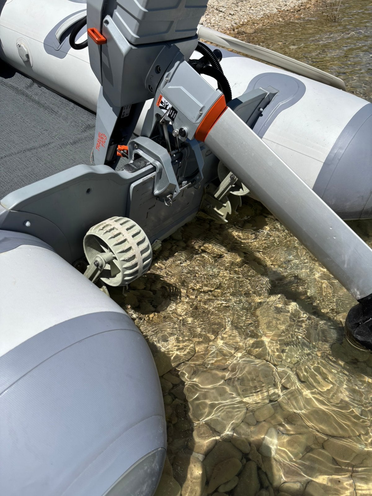 Strand wielen/ transport wielen voor rubberboot, Ophalen of Verzenden, Overige typen, Motorboot