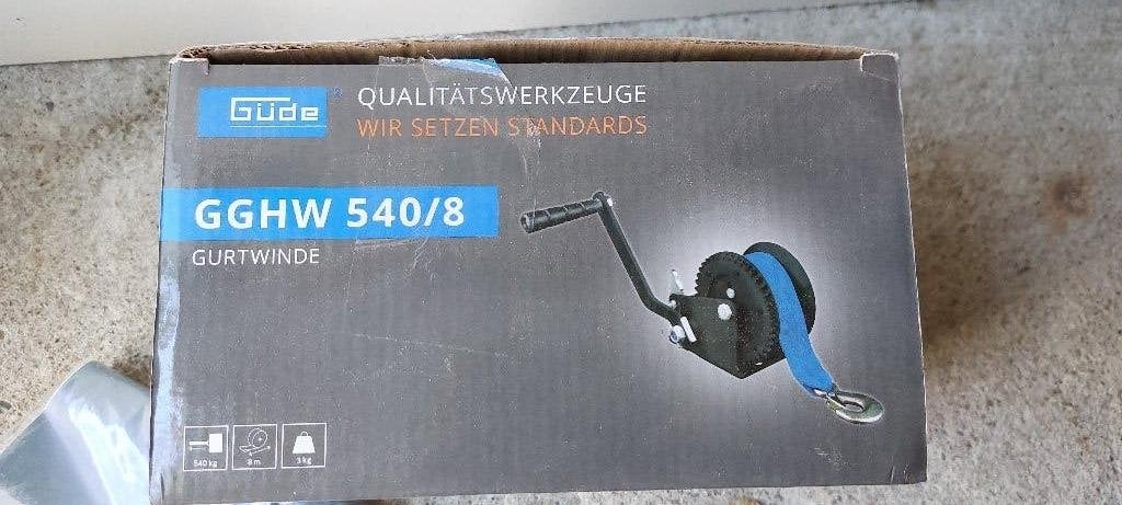 Boegsteun met lier voor trailer. -NIEUW-, Ophalen of Verzenden, Nieuw, Zeilboot of Motorboot