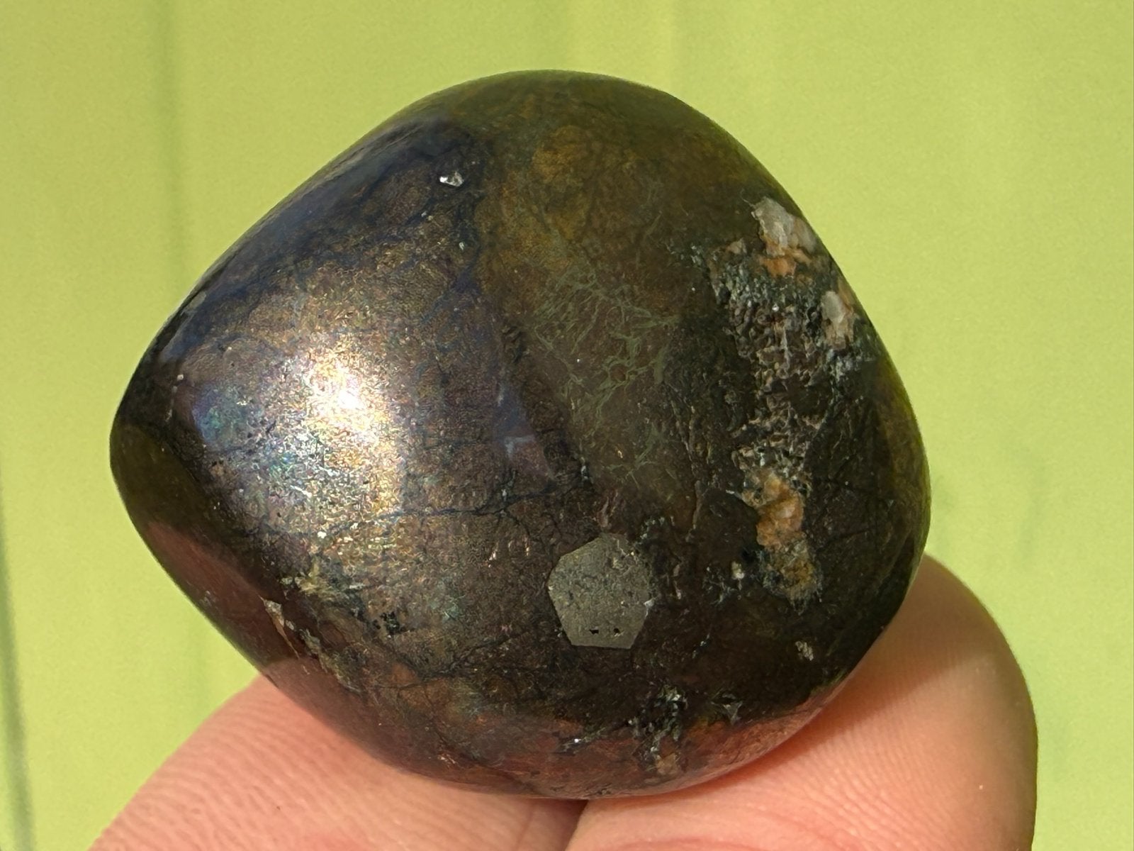 Chalcopyriet uit Peru broekzaksteen mineralen, Ophalen of Verzenden, Mineraal