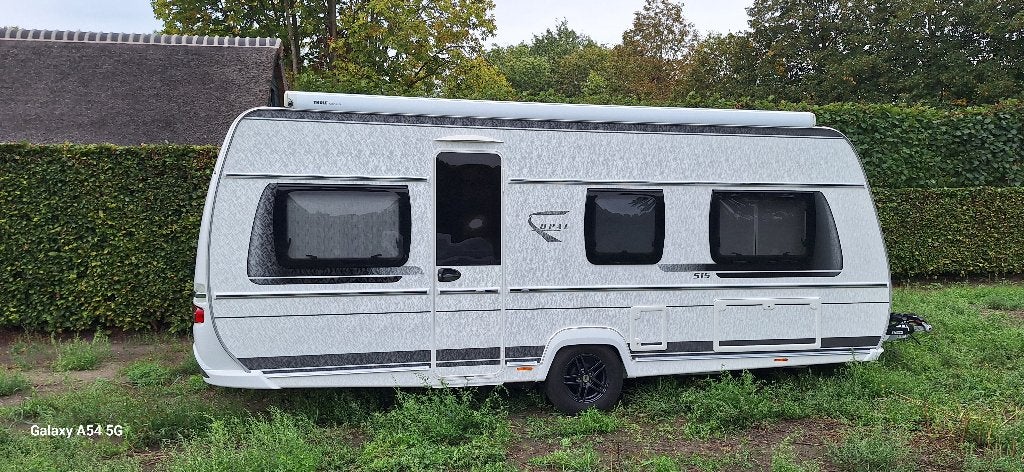 Fendt Opal 515 SG Bouwjaar 2019, Caravans en Kamperen, 2 aparte bedden, Rondzit, Particulier, Schokbreker