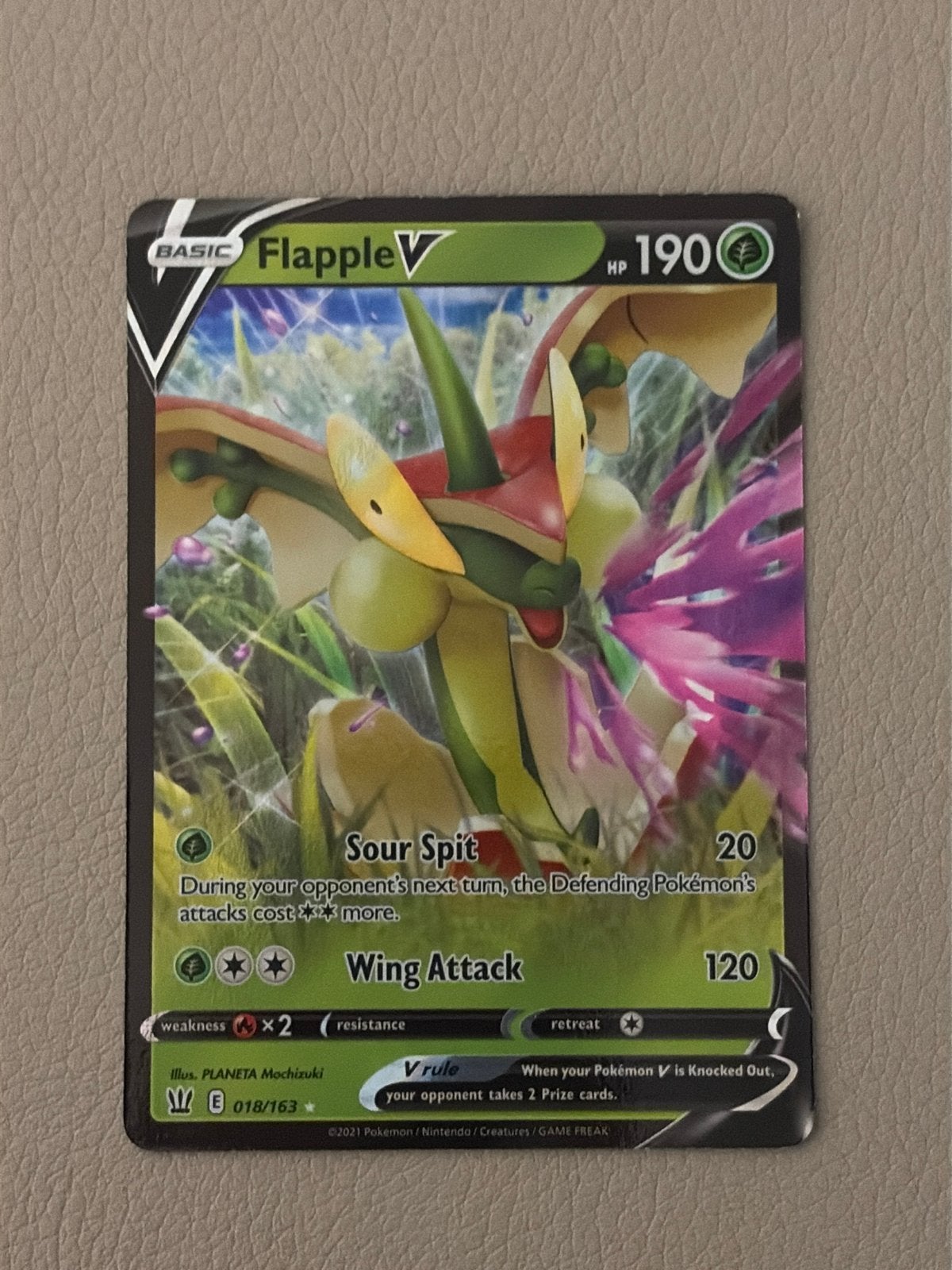 Flapple V - Battle Styles 018/163, Ophalen of Verzenden, Zo goed als nieuw, Losse kaart
