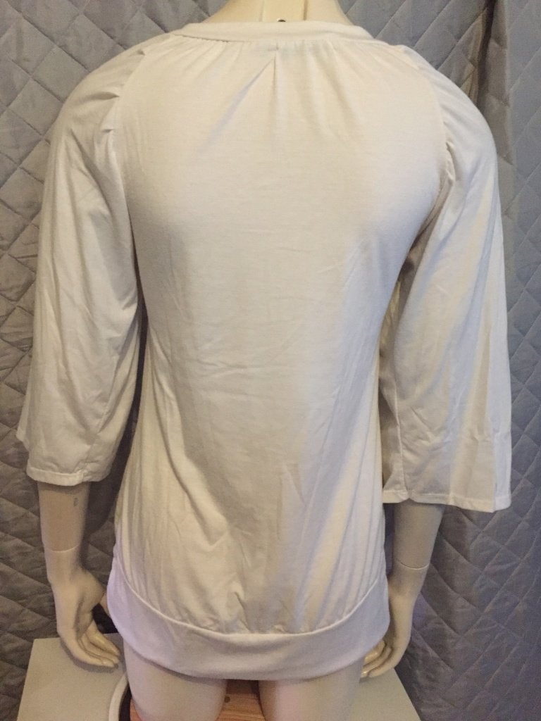 Ambika witte college style top maat xl(2b28), Kleding | Dames, Tops, Tweedehands verkoop, Tweedehands verkoop, Wit, Maat 46/48 (XL) of groter