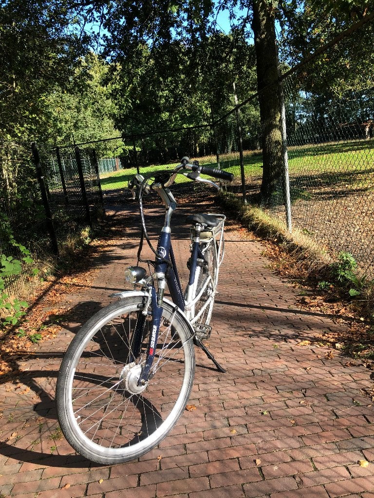 Elektrische damesfiets Stella Vicenza, Gebruikt, 51 tot 55 cm, 50 km per accu of meer, Ophalen