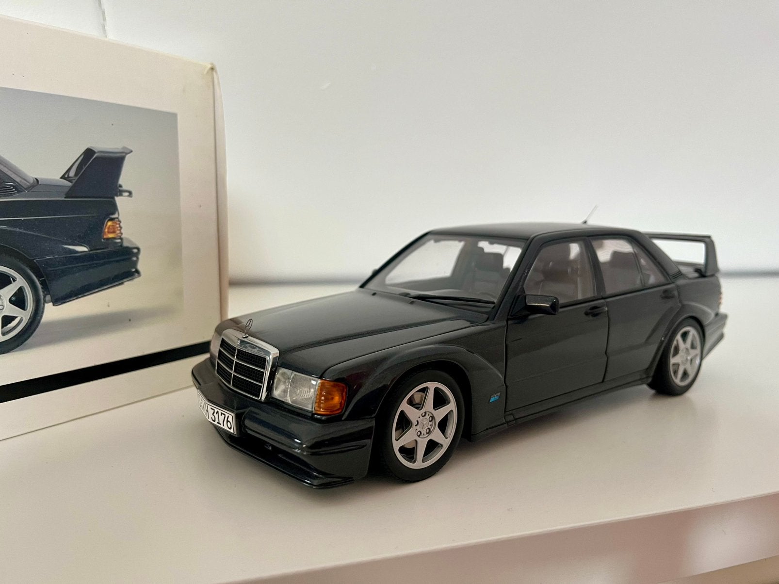 Mercedes 190E 2.5-16 evo, Ophalen of Verzenden, Zo goed als nieuw, MiniChamps