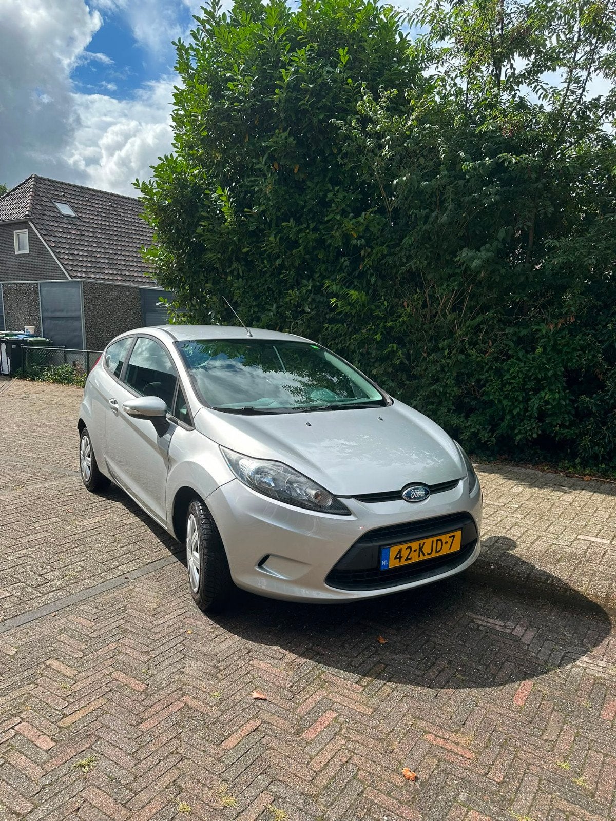 Ford Fiësta 1.25 44KW LPG 3DR 2009 Grijs, Voorwielaandrijving, Stof, 4 cilinders, Origineel Nederlands