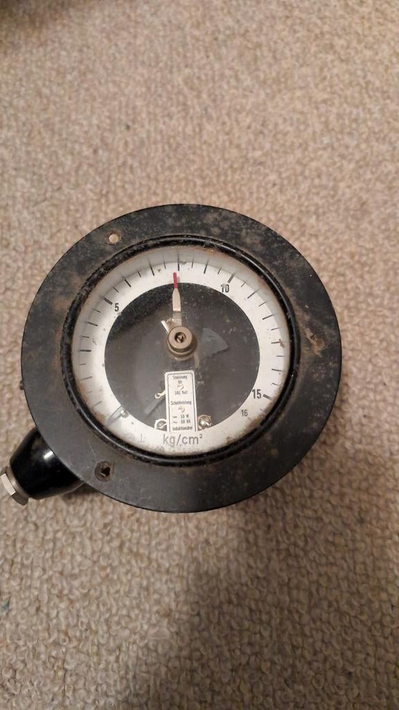 Vintage Manometer / Drukmeter, Ophalen of Verzenden, Gebruikt