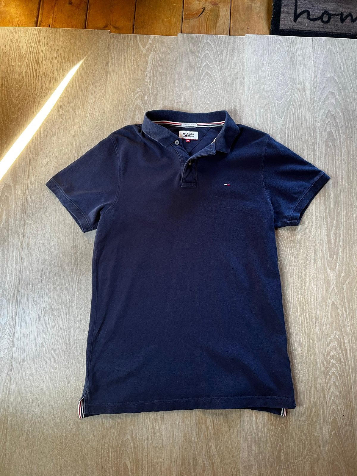 Bundel van 2 Tommy Hilfiger polo's - Maat M, Kleding | Heren, Ophalen of Verzenden, Gedragen, Maat 48/50 (M), Blauw