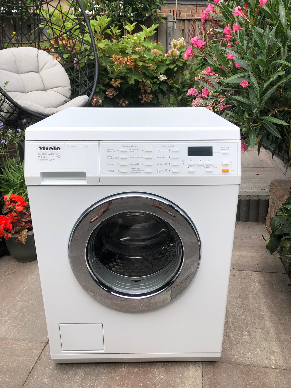 Miele SoftCare wasmachine, 6 tot 8 kg, Ophalen of Verzenden, Voorlader, 85 tot 90 cm