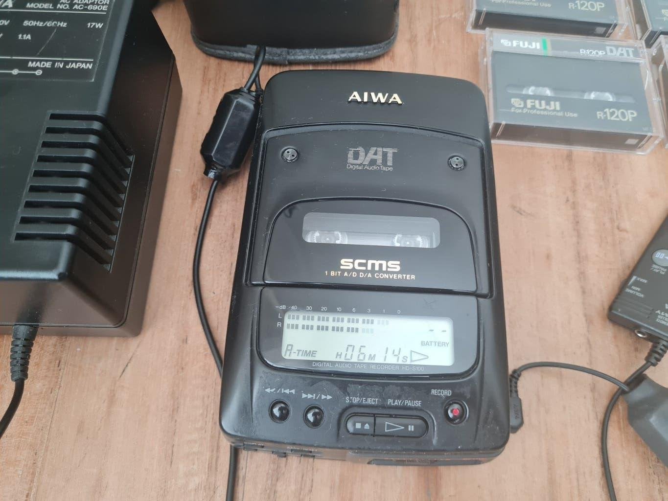 Aiwa HD-S100 DAT  Digital Audio Tape Recorder, Ophalen of Verzenden, Walkman