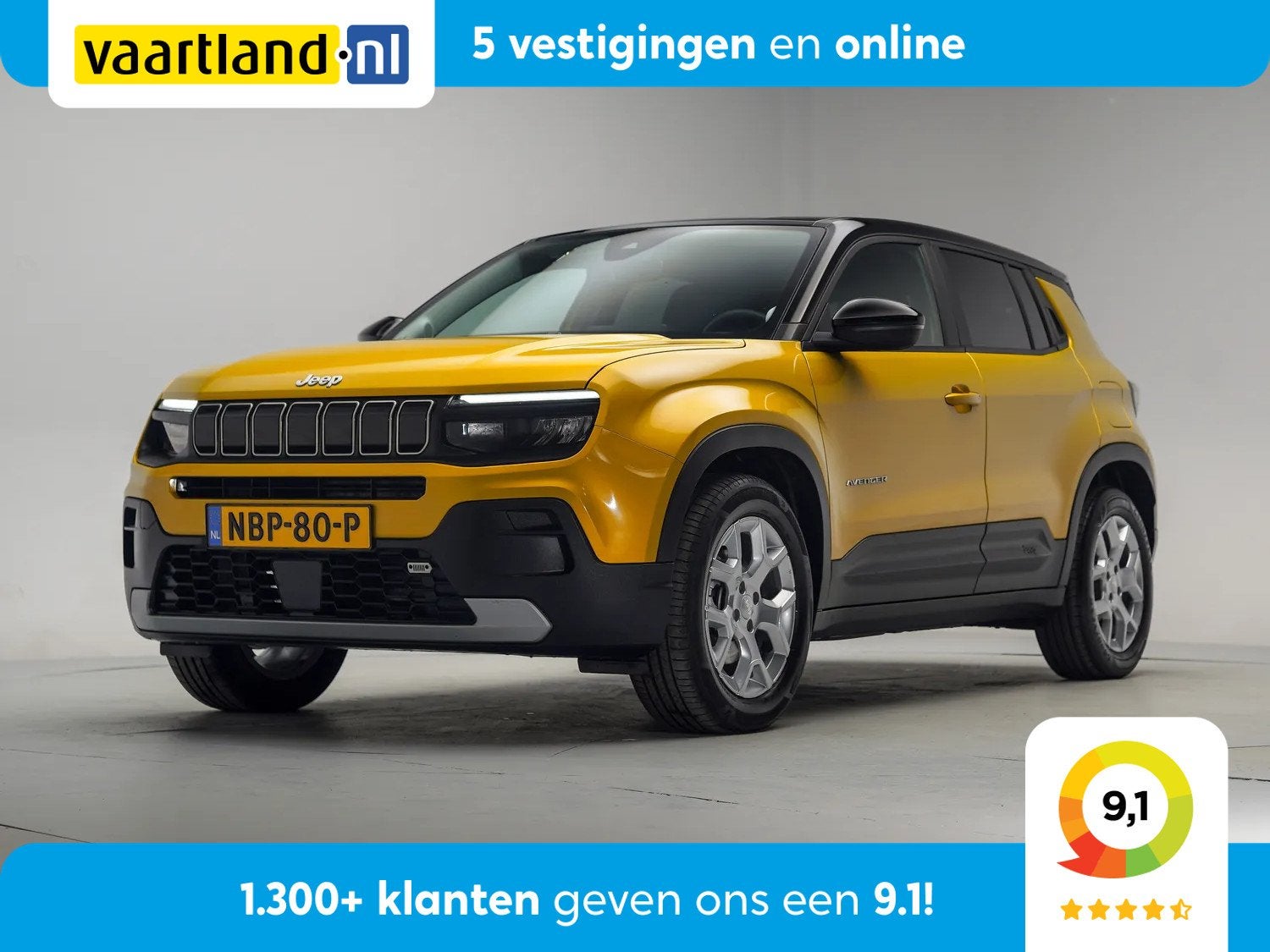 Jeep Avenger Altitude Business Pack 54kWh [ LED Navi Apple/A, Auto's, 0 cilinders, Gebruikt, 156 pk, SUV of Terreinwagen