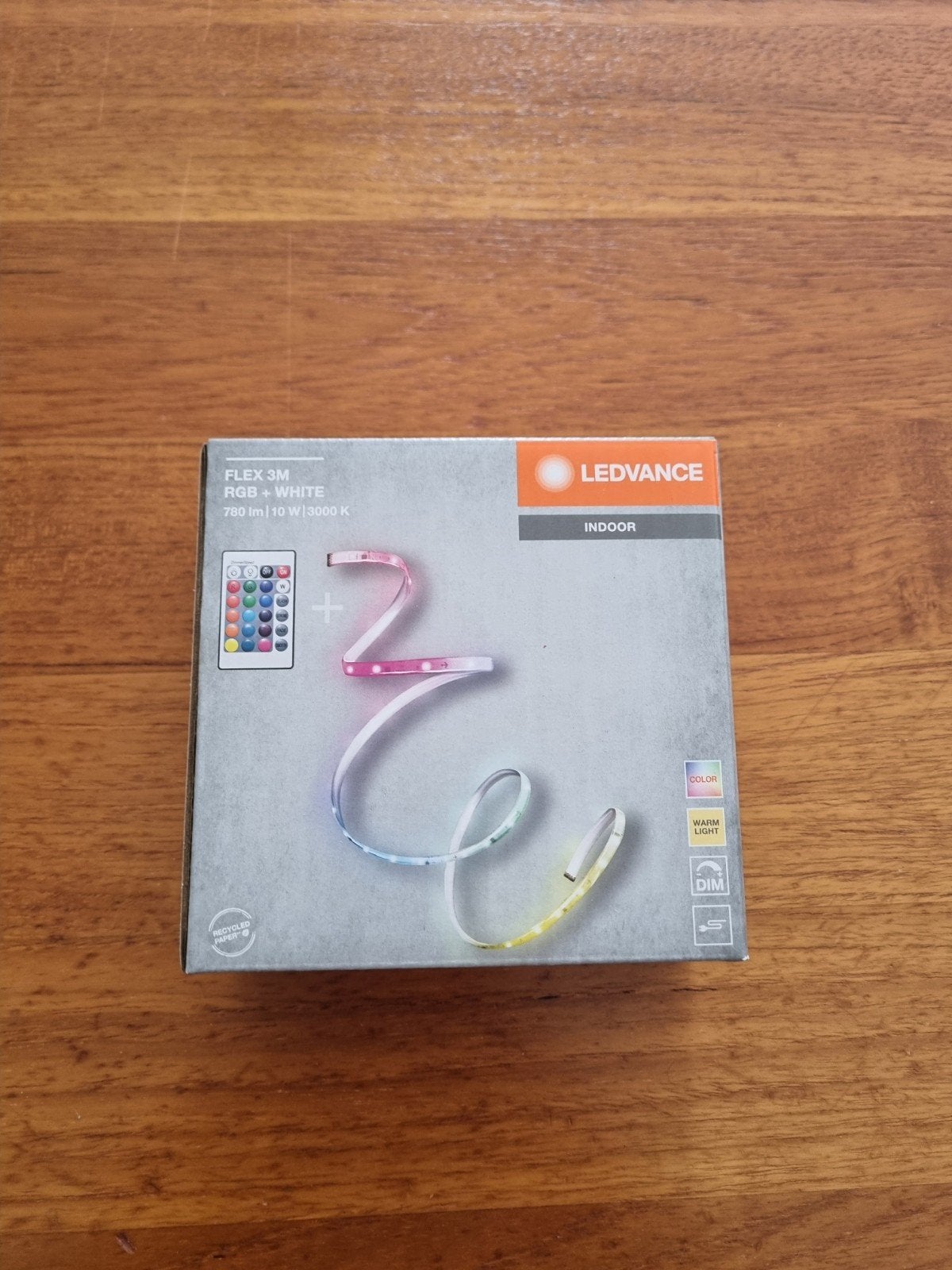 Ledstrip wit/multicolor flex 3m - Dimbaar, 780lm, Dimbaar, Meerkleurig, Nieuw, Ophalen of Verzenden