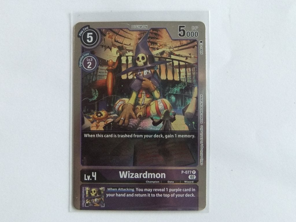 Digimon Card Game - Wizardmon P-077 (Promo), Verzenden, Nieuw, Losse kaart, Foil