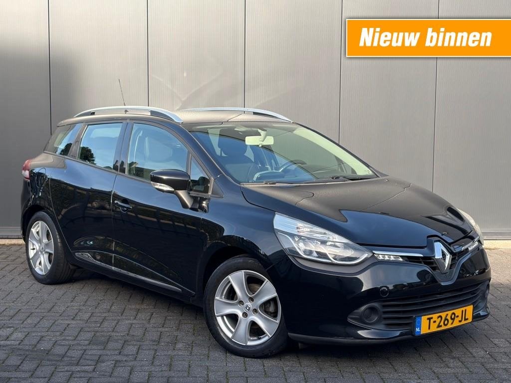 Renault CLIO Estate 0.9 Airco Cruise, Voorwielaandrijving, Zwart, Handgeschakeld, 3 cilinders