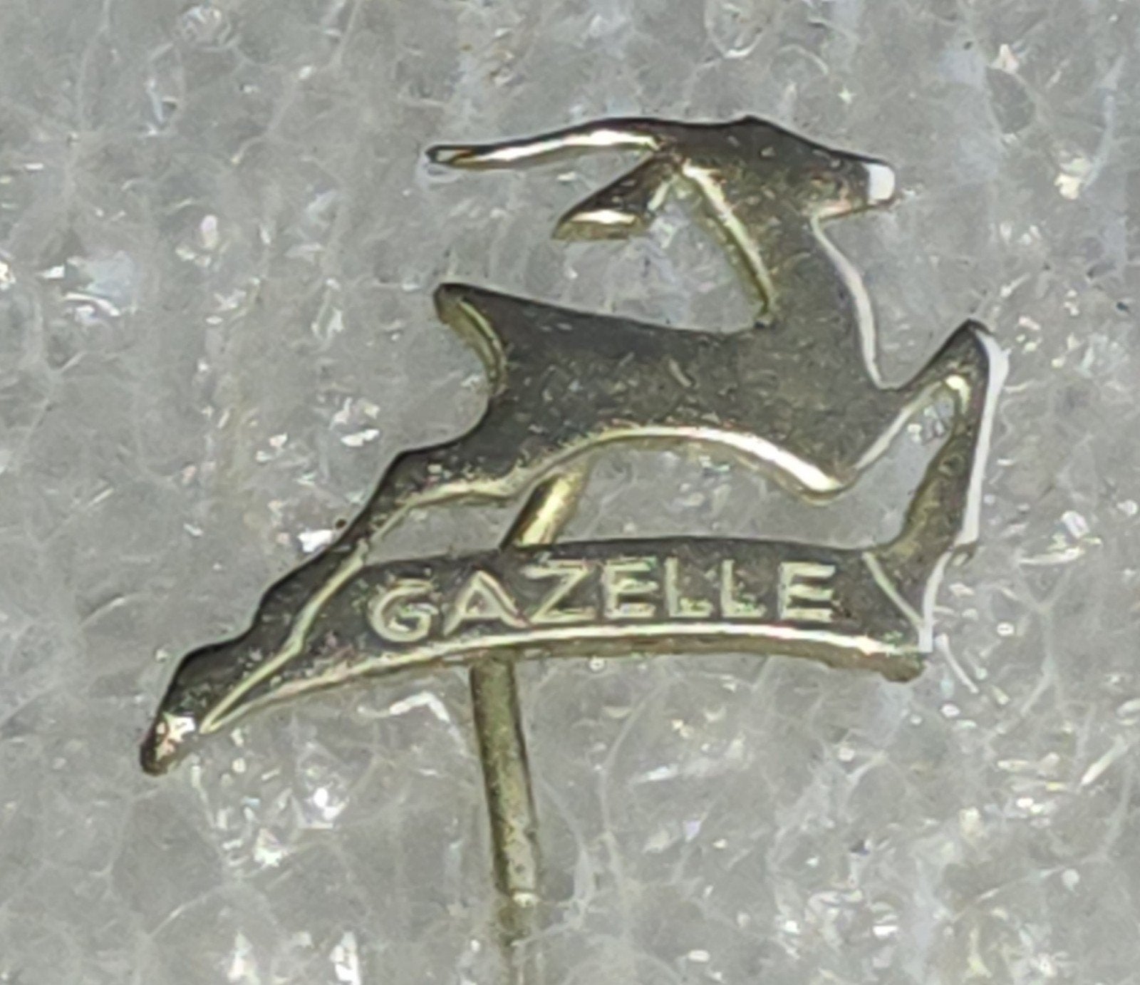 Vintage Gazelle Rijwielen Speldje - Fiets Merk, Ophalen of Verzenden, Gebruikt, Merk, Speldje of Pin