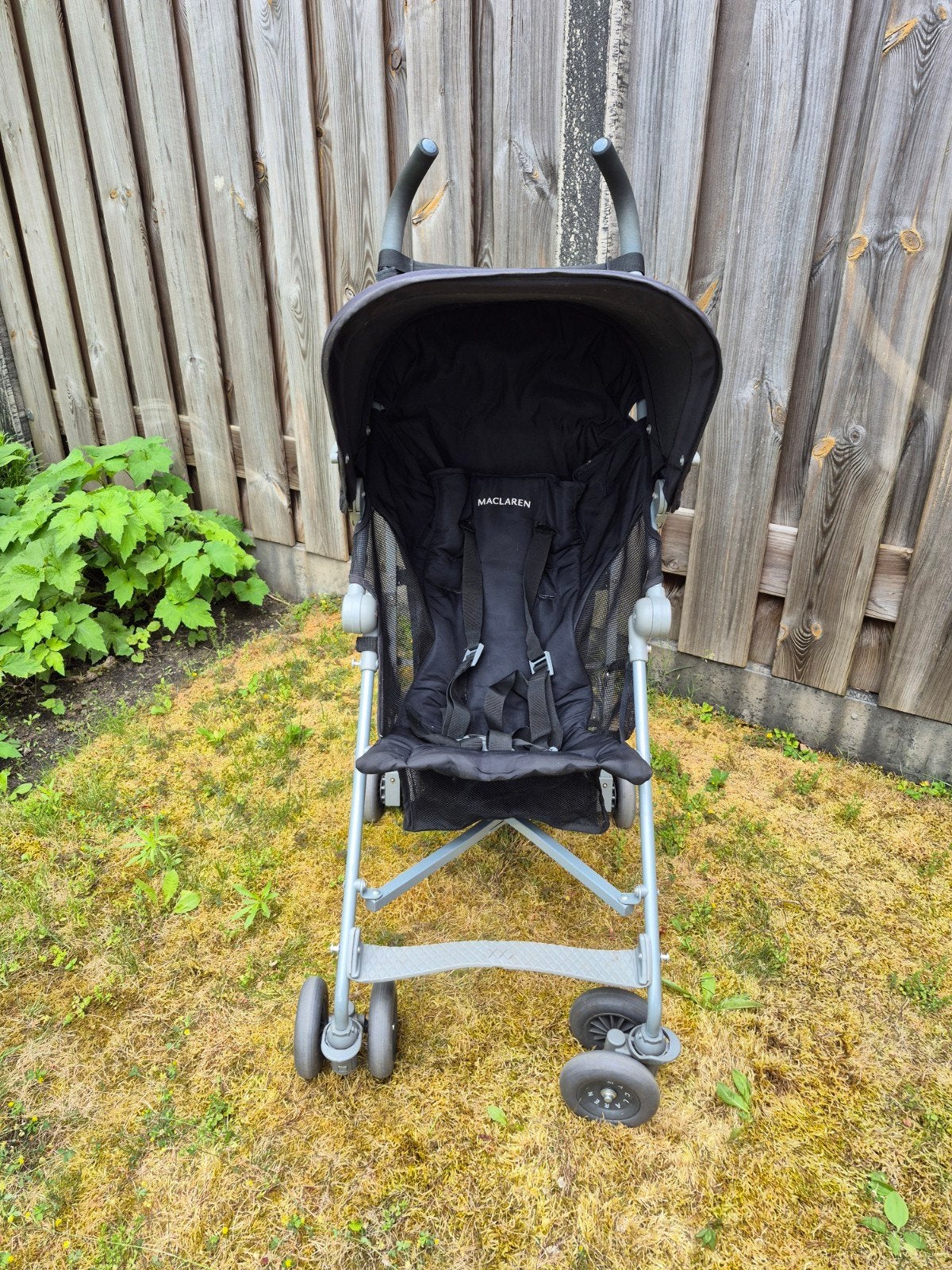 Buggy Maclaren zwart, Kinderen en Baby's, Buggy's, Ophalen, Gebruikt, Maclaren, Verstelbare rugleuning