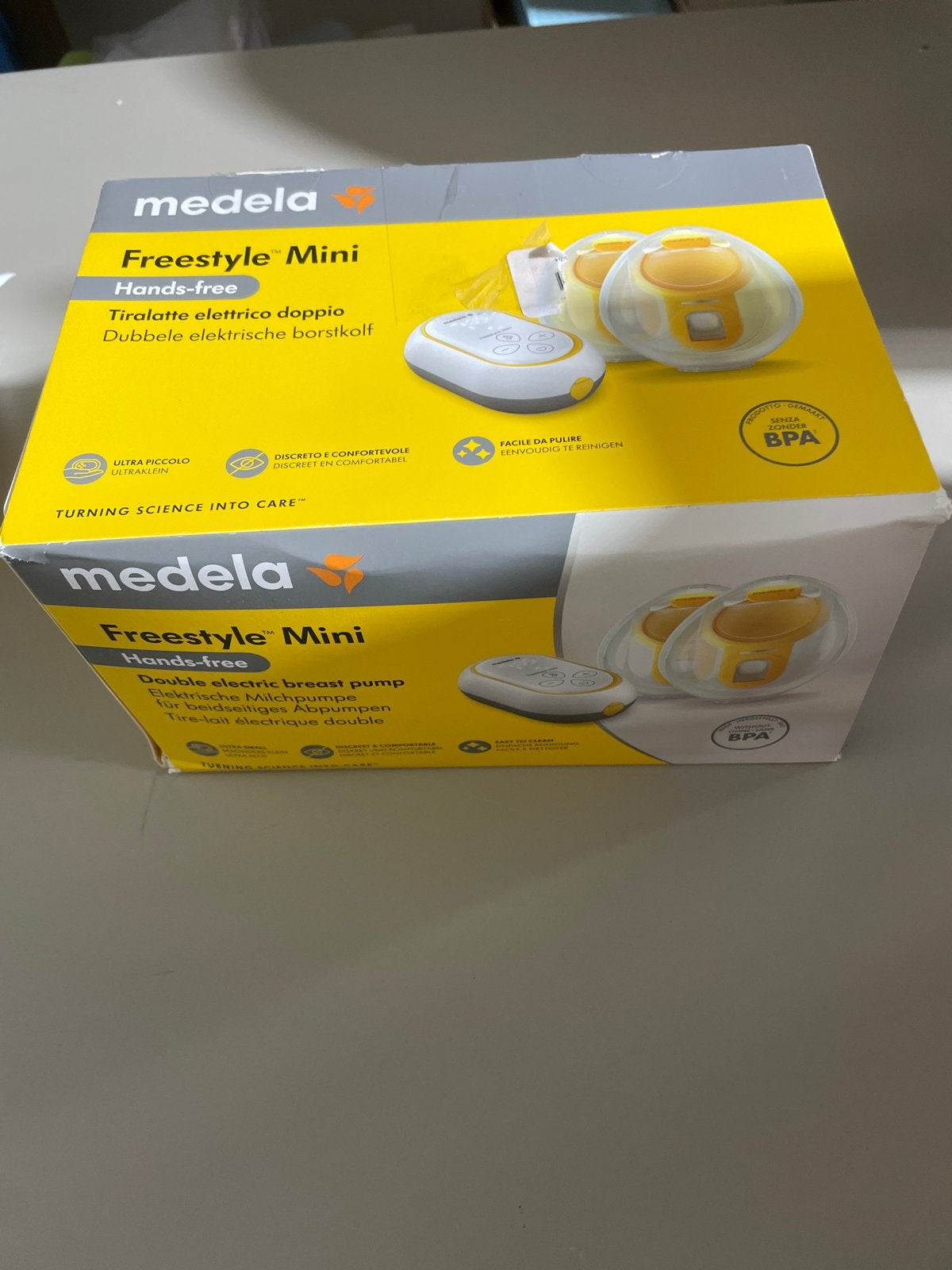 Medela Freestyle Mini Dubbele Borstkolf - Handsfree, Ophalen of Verzenden, Zo goed als nieuw