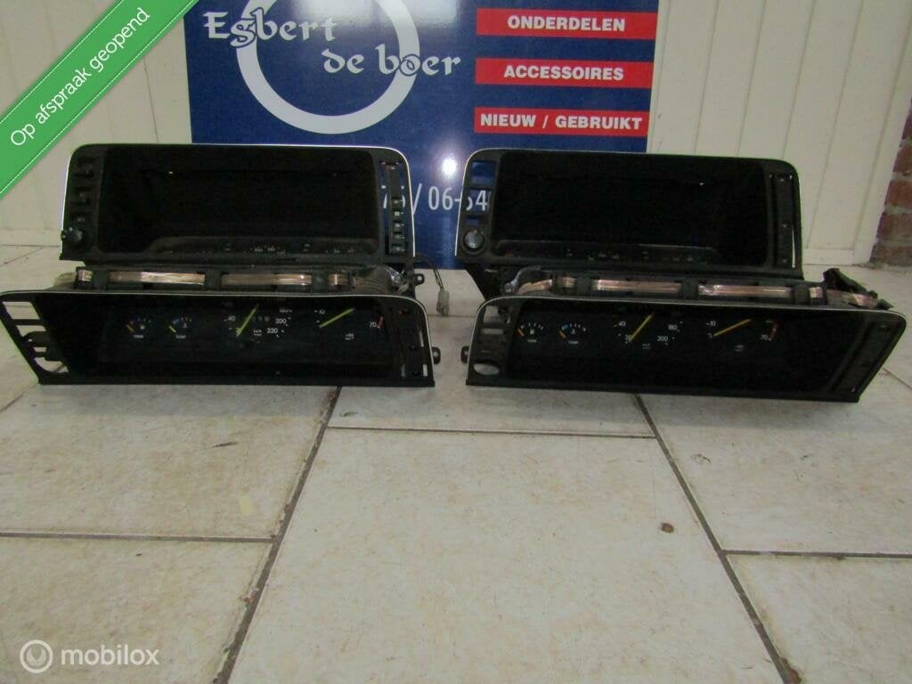 30x SR GTE GSI dashboard klok Manta B + ECON meter, Gebruikt, Opel, Ophalen of Verzenden, Opel
