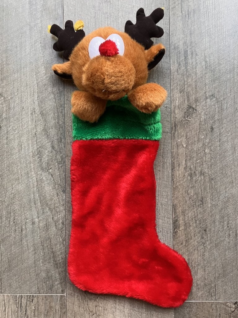 Rudolph the Red Nosed Reindeer kerstsok (49 x 14 cm), Diversen, Kerst, Ophalen of Verzenden, Zo goed als nieuw