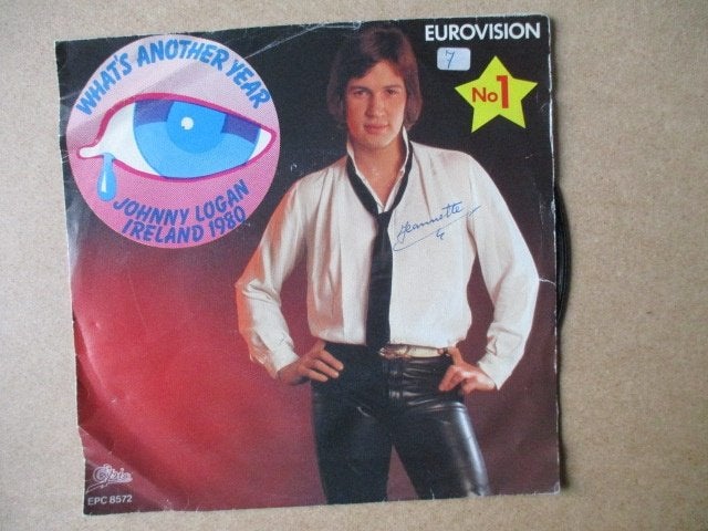 s3155 johnny logan - whats another year, Ophalen, Gebruikt, 7 inch, Overige genres