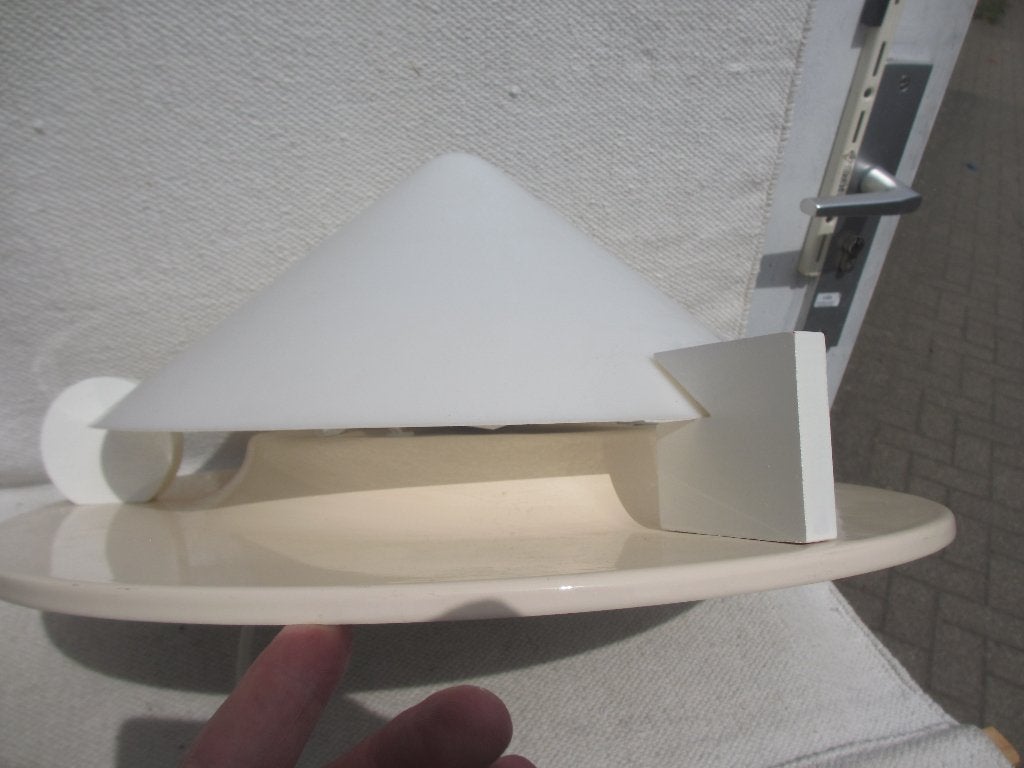 Vintage ikea plafonniere Ettore Sottsass Stoja jaren 80, Huis en Inrichting, Lampen | Plafondlampen, Gebruikt, Vintage, Plafondlamp