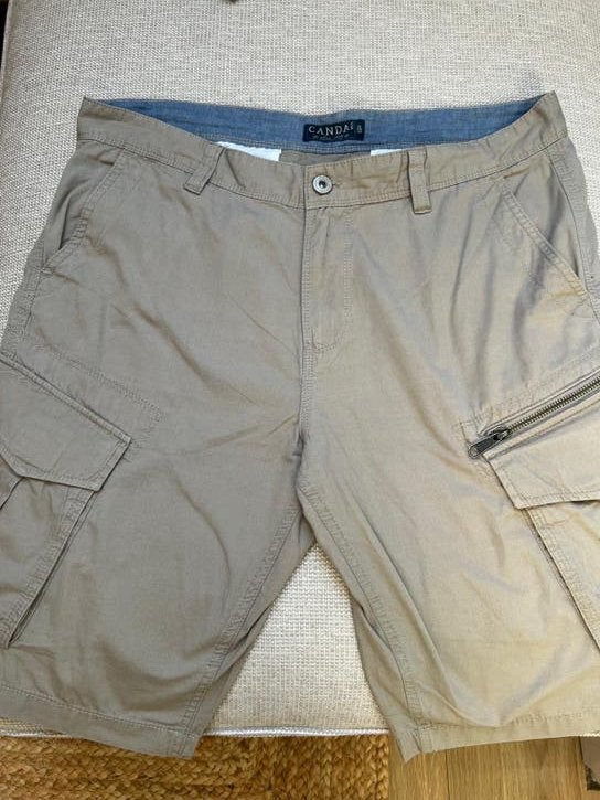 Canda Cargo Shorts Maat 36 - Zo goed als nieuw, Kleding | Heren, Verzenden, Zo goed als nieuw, Overige maten, Beige