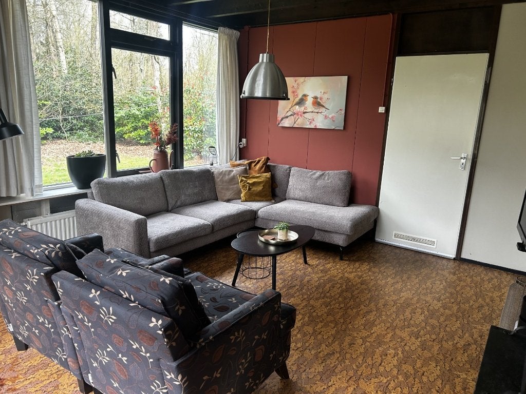 Heerlijk 6p vakantiehuis Drenthe, omheinde tuin. Aanbieding!, Vakantie, In bos, Chalet, Bungalow of Caravan, Eigenaar, 6 personen