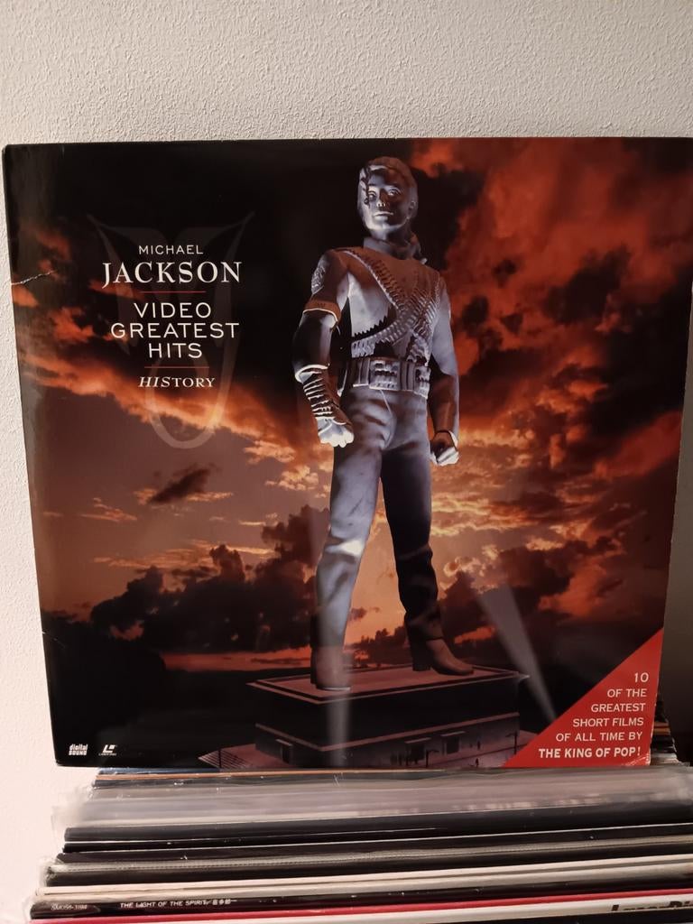 Laserdisc Michael Jackson history, Ophalen of Verzenden, 2000 tot heden, Zo goed als nieuw, Overige formaten