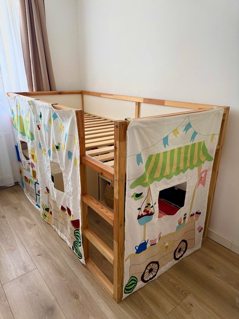 KURA stapelbed / kinderbed, Ophalen, Zo goed als nieuw, Stapelbed
