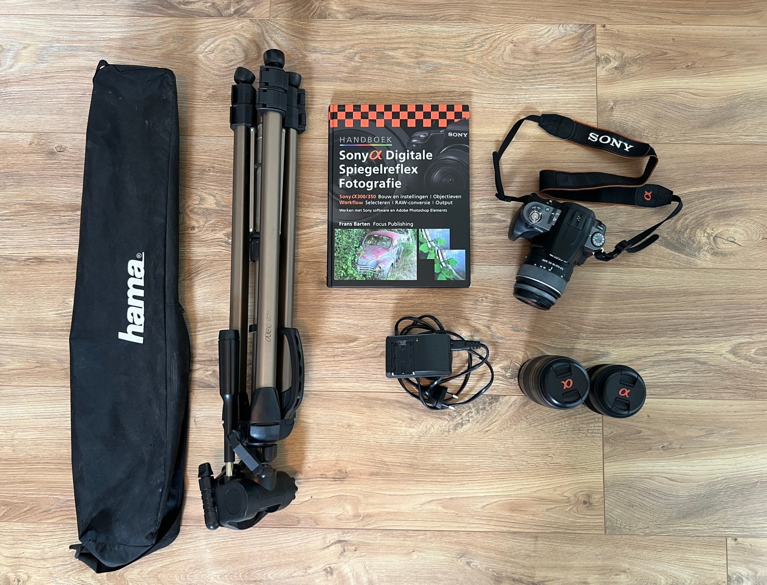 Sony Alpha A330 + 3 lenzen + Samsonite tas + statief, Overige typen, Ophalen of Verzenden, Zo goed als nieuw, Sony