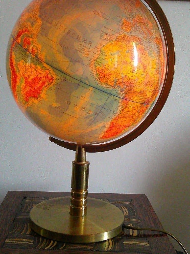Zeldzame Oude Retro Goble werelbol, Huis en Inrichting, Woonaccessoires | Wereldbollen, Ophalen of Verzenden, Overige materialen