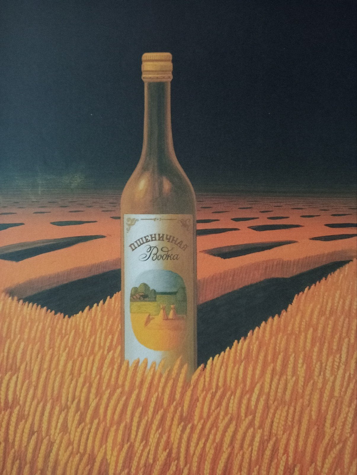 Affiche Rusland USSR Sovjet-Unie Perestroika Alcohol 1986, Ophalen of Verzenden, Zo goed als nieuw