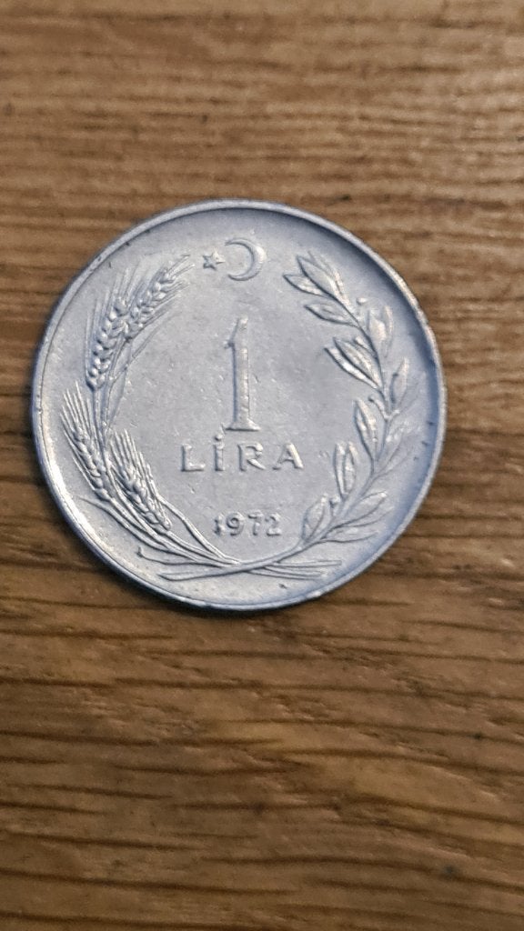 Turkije - 1 Lira 1972 (D3), Verzenden, Overige landen, Losse munt