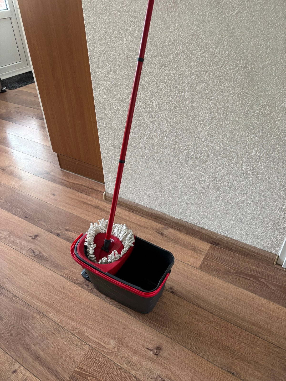 Vileda Easy Wring & Clean Turbo Mop en Emmer Set, Ophalen, Mop of Dweil