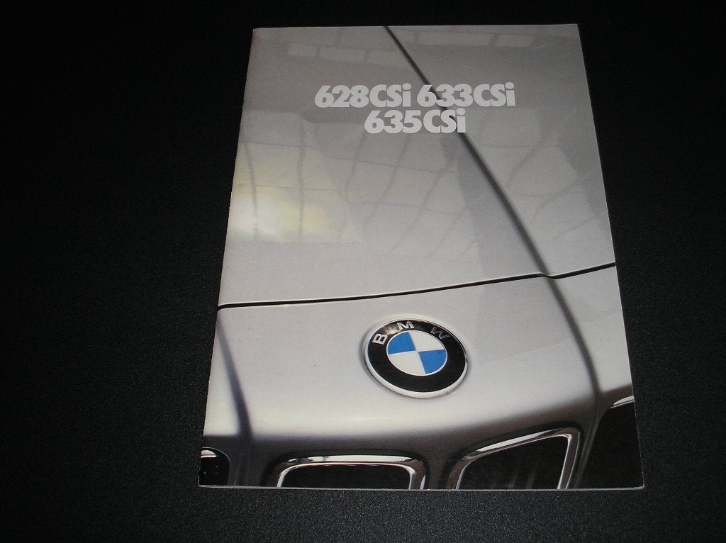 BMW 628 CSi, 633 CSi, 635 CSi, 1980/1981, Ophalen of Verzenden, Zo goed als nieuw, BMW