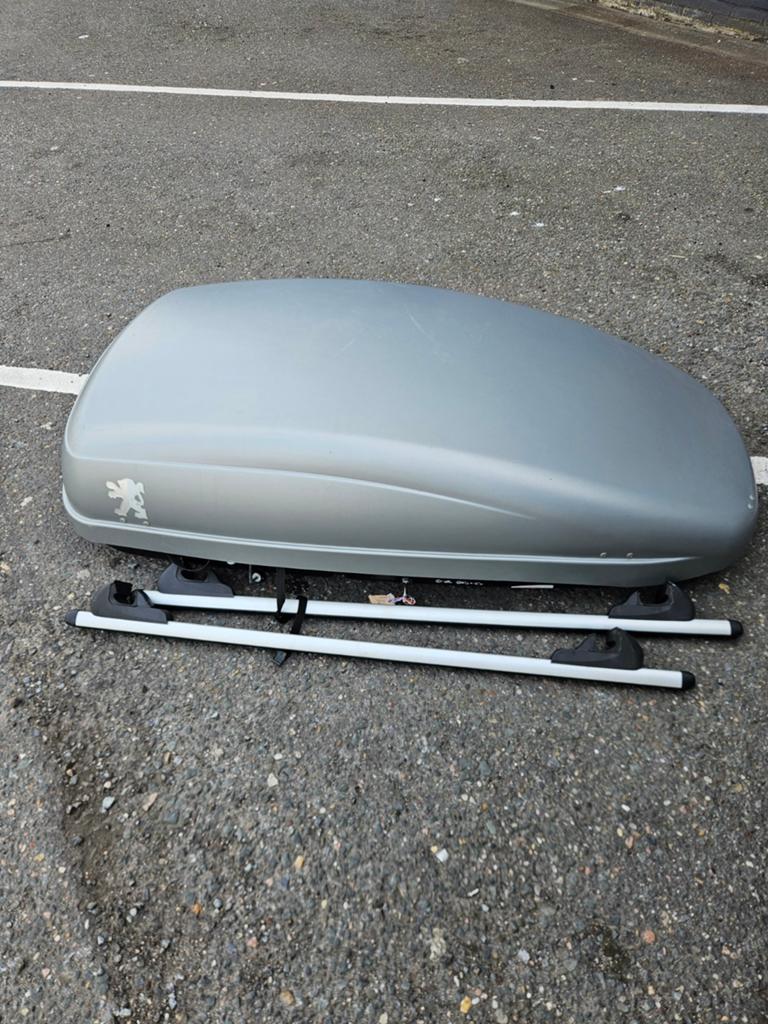 Peugeot Dakkoffer met Dakdragers - Ruime Opslag, Ophalen of Verzenden, Gebruikt