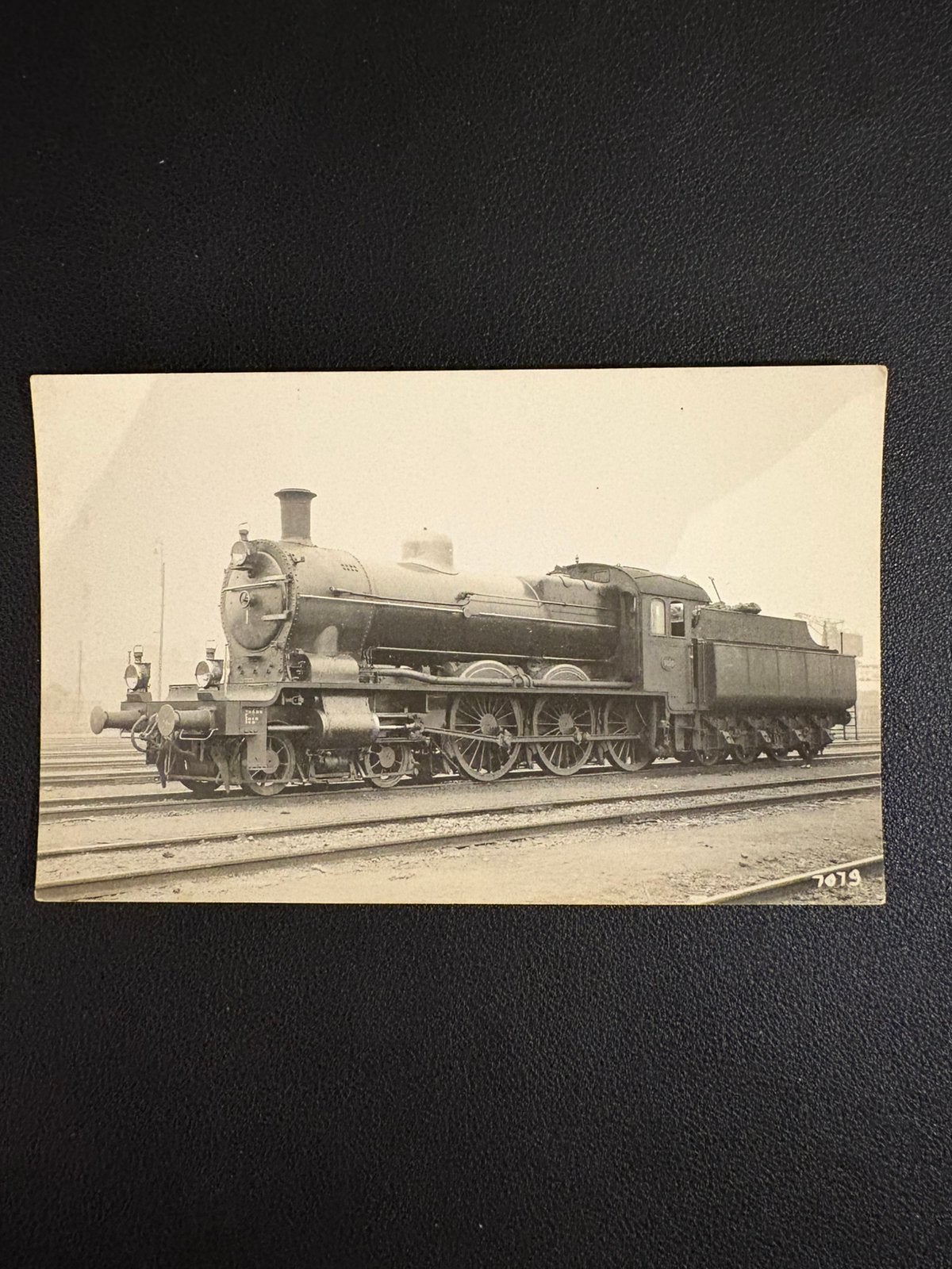 Oude foto stoomlocomotief NS 3820 (±1930), Ophalen of Verzenden, Gebruikt, Trein