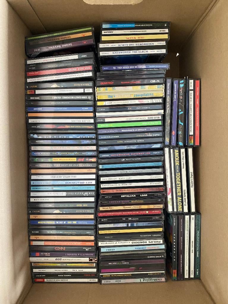 Grote collectie CD's van Ex platenmaatschappij directeur, Ophalen, 1980 - 1989, Zo goed als nieuw