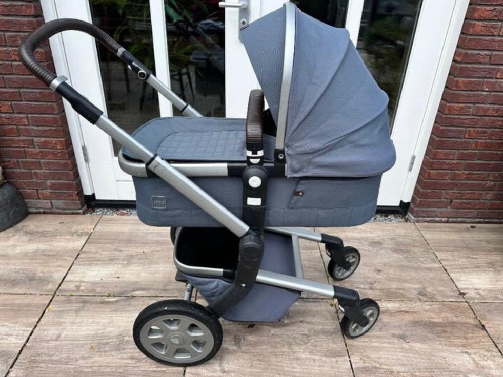 Nette Joolz Day³ kinderwagen in blauwe uitvoering, Gebruikt, Combiwagen, Met reiswieg, Ophalen
