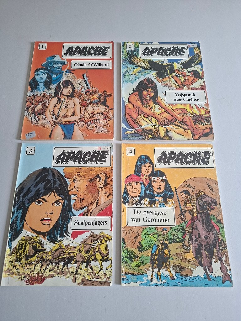 Apache, Eén stripboek, Ophalen of Verzenden, Gelezen